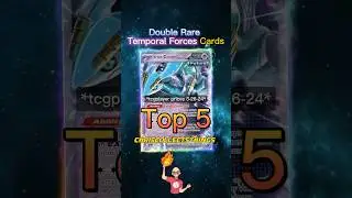 Top 5 DOUBLE RARE Temporal Forces Cards 👀 #top5 #pokemontcg #temporalforces