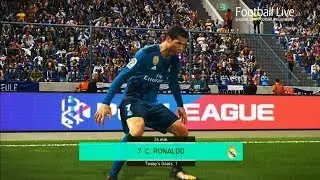PES 2018 | LYON vs REAL MADRID | C.RONALDO 2 AMAZING Goals & Full Match | Gameplay PC