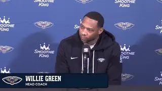 Raptors vs. Pelicans Pregame w/ Willie Green 1/27/2025