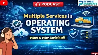 🎧What are multiple services in OS | Hindi Podcast | Audio | Piyush Academy