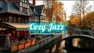 🔴 4K Cozy Coffee Shop with Smooth Piano Jazz Music for Relaxing, Studying and Working