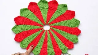 2 रंग से बनाएं एकदम अलग और आसान🧶👌#लहरिया पायदान #paydannewdesign#doormatdesign #diybynimmi#knitting 
