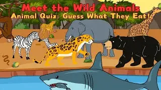 Animal Names and Sounds | Meet The Wild Animals | Animals Cartoon #wildlife #animals