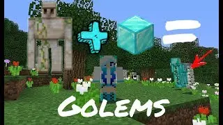 Големы с любого материала!  |Обзор мода майнркафт Extra Golems |