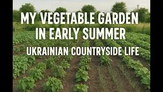 My Vegetable Garden in Early Summer | Ukrainian Countryside Life