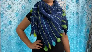 Knitting Elegant & Beautiful Crescent Shawl || अर्धचंद्राकार शाल अपने लिए बनाये आसानी से ||