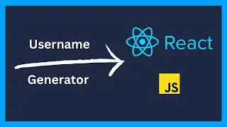 Random Username Generator in ReactJS in just 3 minutes!