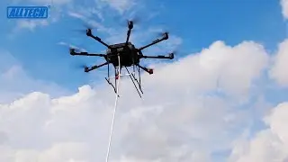 Alltech UAV Spray Water at height for Fire Fighting