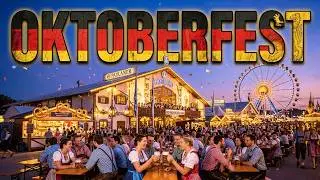 Oktoberfest 2025 Walkthrough | Tents, Fairground Rides, Opening Energy