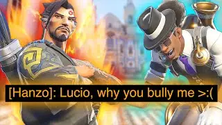 Mon REDDIT LUCIO fait RAGER leur Hanzo malgr&eacute; mon ping !