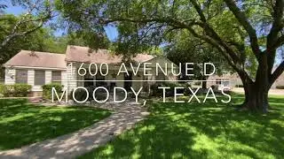 1600 Ave D Moody Texas