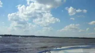 Fastest pontoon boat on the way to Blarney's