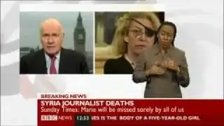 Lord John Reid discusses the Death of Journalist Marie Colvin on BBC