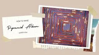 how to make pyramid album base 🌺|| pyramid album|| tutorial😍|| artandcraft