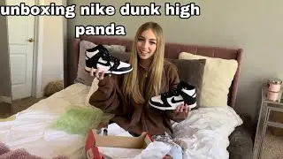 unboxing nike dunk high panda