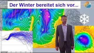 Der Winter 2025/26 bereitet sich vor. Erster Flachland-Schnee Ende November. Polarwirbel-Schw&auml;che!