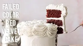 RED VELVET CAKE . FAILED COLOR  BUT THE CAKE WAS AMAZING