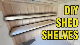 DIY Shed Shelf in Under 3 Minutes &ndash; Build Strong, Cheap Storage | Beginner friendly