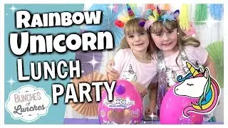 RAINBOW UNICORN LUNCH PARTY!! 🦄 Bunches Of Lunches