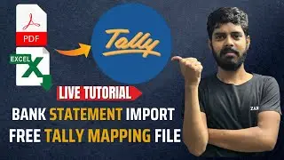 How to Import Bank Transactions from PDF/Excel to Tally Prime in One Click! | Step-by-Step Guide