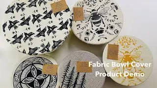 Cotton Fabric Bowl Cover Product Demo | Large - 10