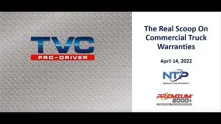 NTP Webinar: The Real Scoop About Extended Equipment Warranties