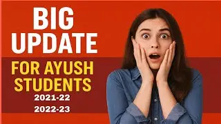 BIG UPDATE: AYUSH NExT Exam Starts from 2023&ndash;24 Batch | AYUSH News #next #ayush #bams