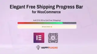 The Best Free Shipping Progress Bar for WooCommerce & Elementor