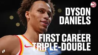 Dyson Daniels records FIRST TRIPLE-DOUBLE of career in Hawks Win over Nuggets