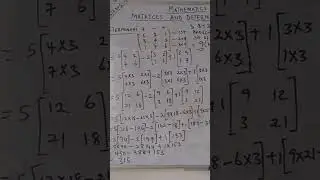 Proving formula for determinant #maths #mathsexam #exam #waec