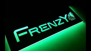 Custom Remote Controlled RGB Wall Hanging Plate  Frenzy