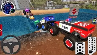 Juegos De Carros Police Monster Truck Impossible Driver Car Extreme Racing For Android Mud Gameplay