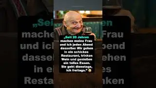 Mit festen Gewohnheiten 🤣