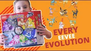 MEGA CONSTRUX - EVERY EEVEE EVOLUTION: Build and Review