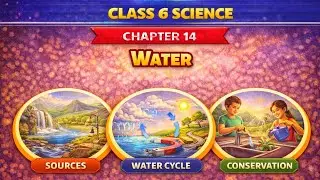 📘 NCERT Class 6 Science | Chapter 14 &ndash; Water 💧🌍