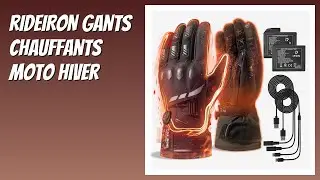 AVIS (2026) : RIDEIRON Gants Chauffants Moto Hiver. D&Eacute;TAILS