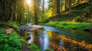 River Water Flow 🌊 Peaceful Soundscape for Deep Sleep and Inner Peace #1886