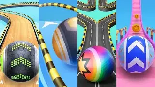 Going Balls - SpeedRun Challenge VS Action Balls,Rolling Balls, Candy Ball Run Walkthrough 739