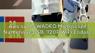 Avis sur la WADEO Microscope Num&eacute;rique USB, 720P WiFi Endoscope Portable 50X-1000X avec Endoscope &agrave;