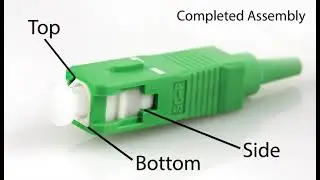 SC APC Fiber Connector Shroud Installation