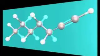 1426- CH2 bend shifted by hyperconjugation with triple bond vibrational mode of 1-heptyne