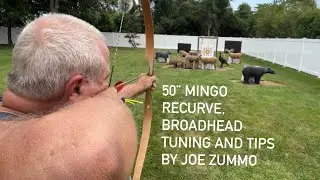 50-дюймовая лука Mingo Recurve, настройка наконечника и советы от Джо Зуммо.