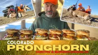 Colorado Pronghorn Rifle Hunting & Burger Griddlin' Adventure!
