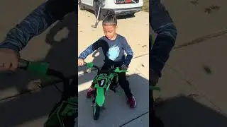 Adventure Force Dirt Bike 8v review. #dirtbike #boy #walmart #outdoors #6yearold #review #fast