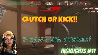 5v1 CLUTCH ACE!! | 7-GAME WIN STREAK! | GOLD RANK | VALORANT RAZE HIGHLIGHTS 11  #RAZE #VALORANT