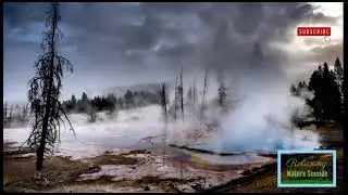 ️ Yellowstone National Park Boiling Mud Mosquitoes Sounds for Sleep, Study, Relaxing Nature Sounds