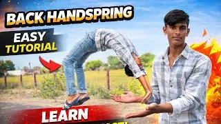 Road per back hand spring kar di 😲
