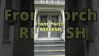 Front porch refresh in 58 seconds #diyprojects #beforeandafter #shorts