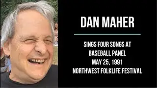 Dan Maher sings baseball songs at 1991 Northwest Folklife Festival