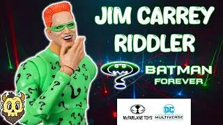 Unraveling the Riddler: Jim Carrey Batman Forever Figure Review | McFarlane DC Multiverse BAF Wave